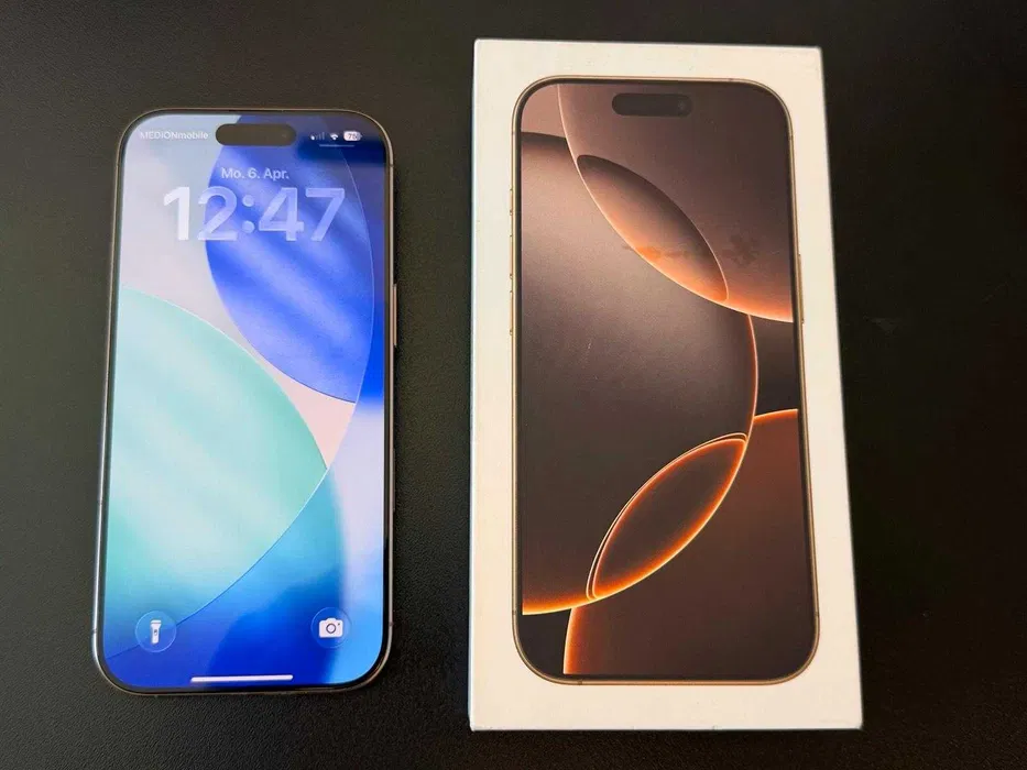 Zdjęcie oferty: Smartfon Telefon Apple iPhone 16 Pro Pustynny Tytan Idealny Stan - Kondycja Baterii 98% Gwarancja na 6 Miesięcy - Brak wad i obciążeń ratalnych Płock